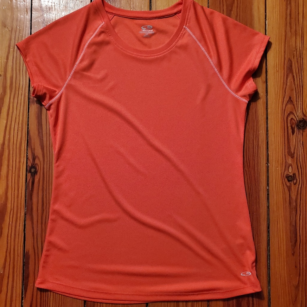 Champion Athletic Shirt Orange Sz L